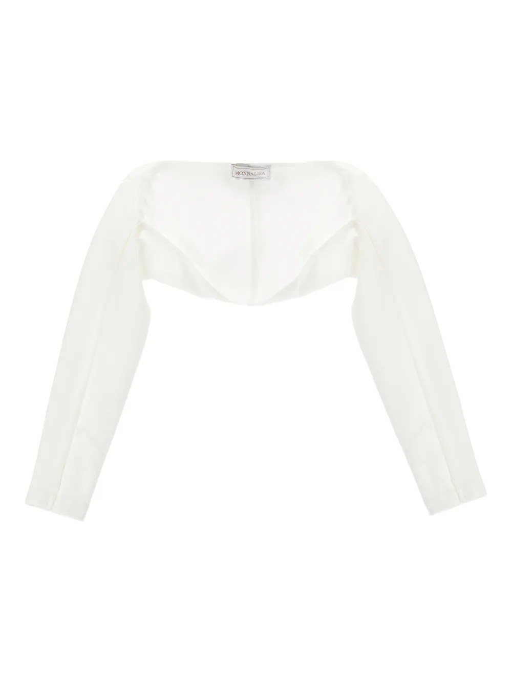 

Накидка с длинными рукавами Monnalisa, белый