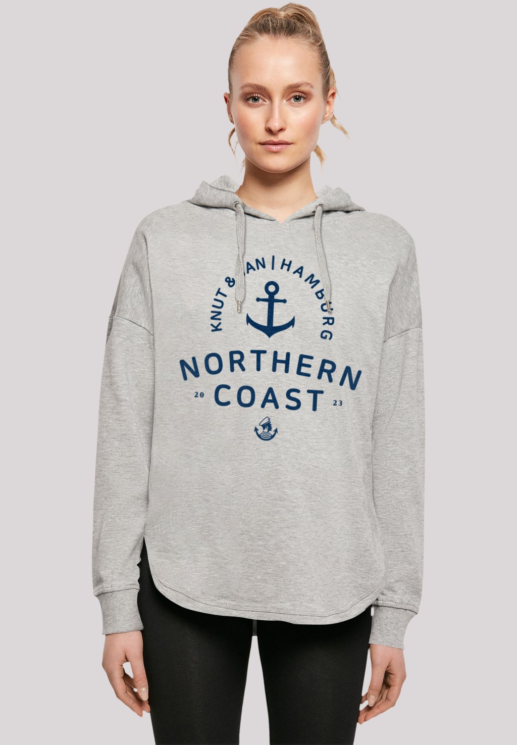 

Толстовка NORDSEE KNUT JAN HAMBURG - Hoodie F4NT4STIC, серый
