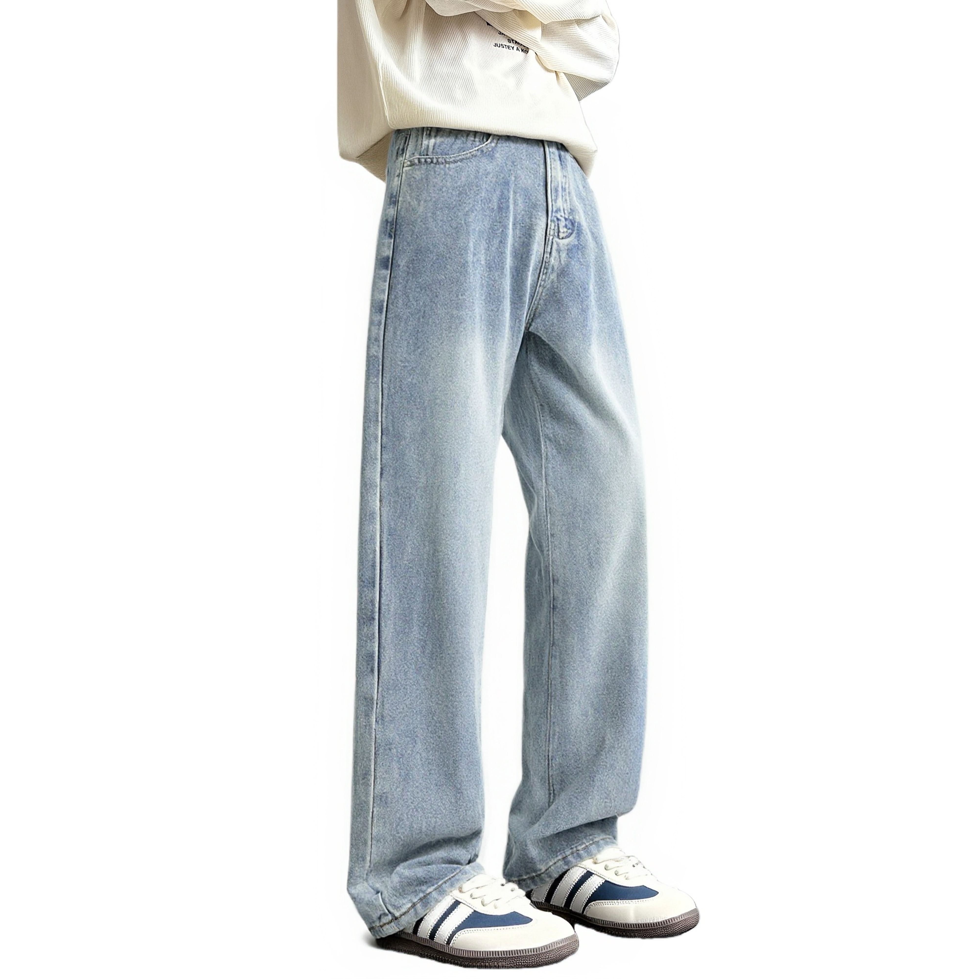 

Джинсы Unisex утепленные с флисовой подкладкой прямого кроя Jeep, vintage синий[regular-height increasing and slimming]