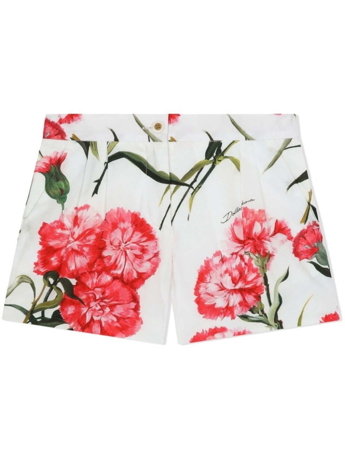 

Dolce & Gabbana шорты с цветочным принтом, белый