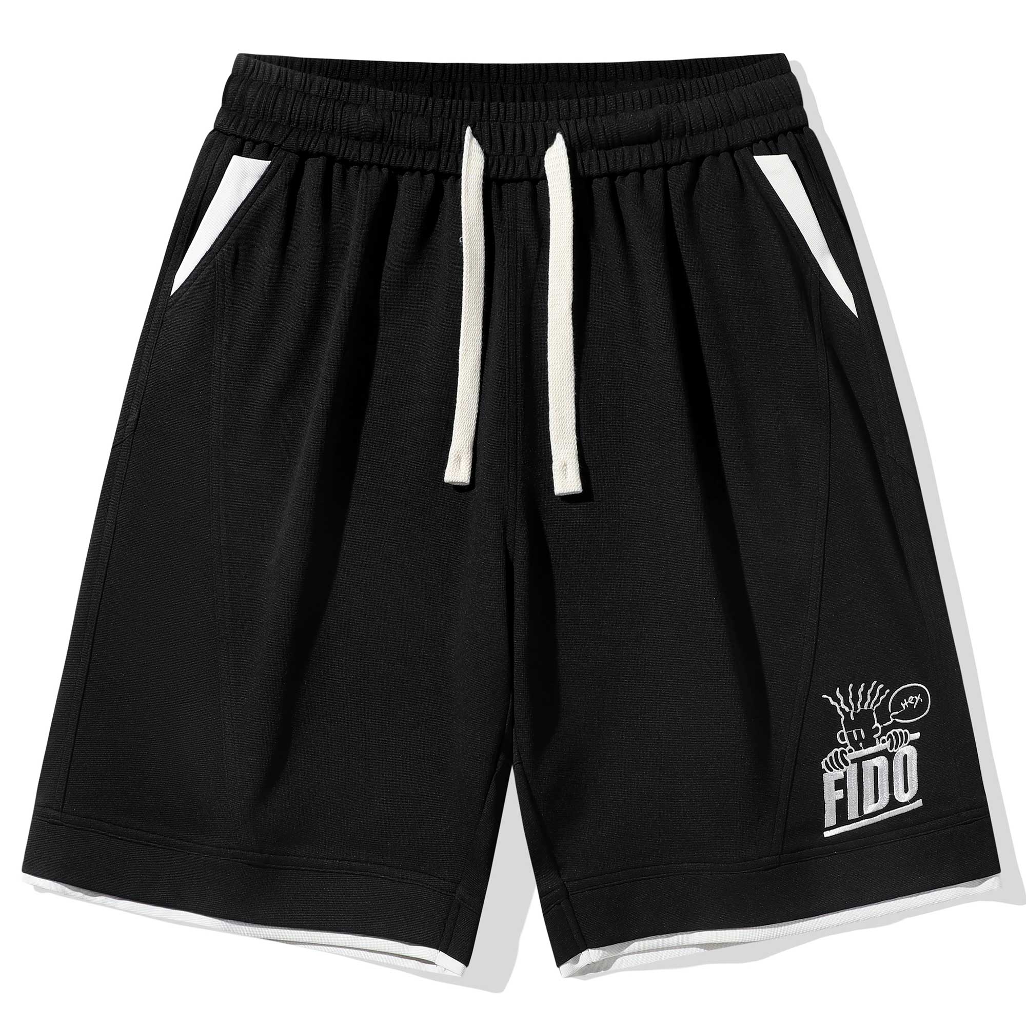 

Повседневные шорты унисекс FIDO DIDO, кирпично-красный