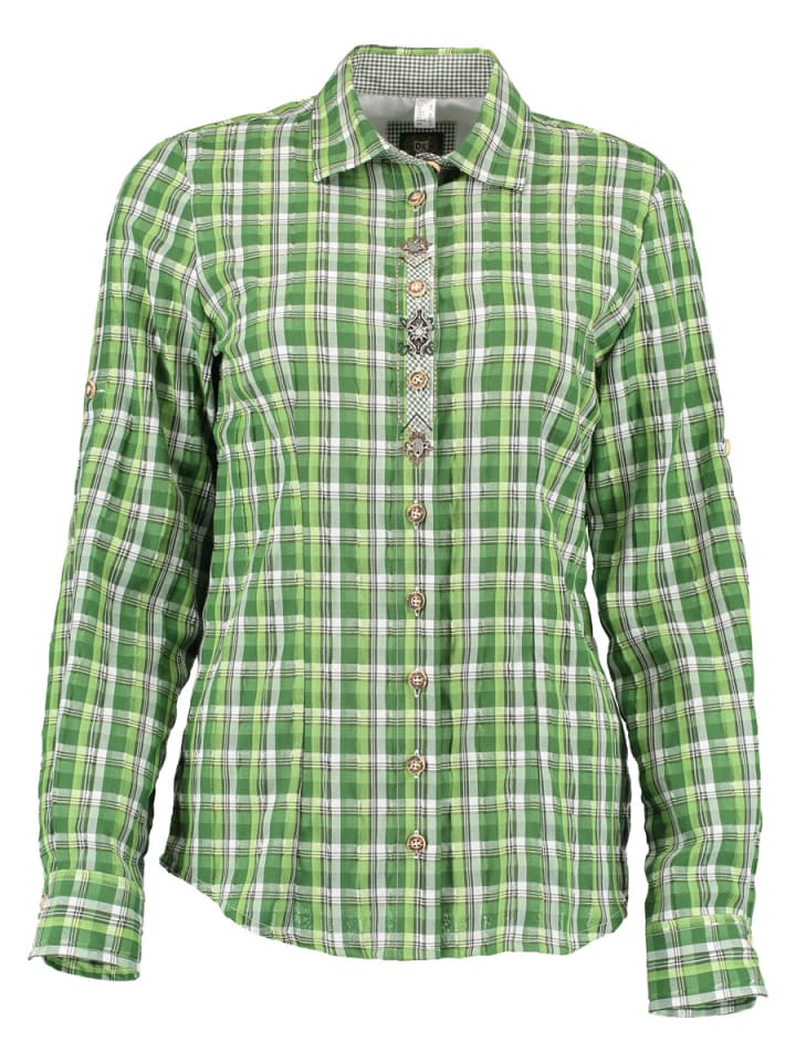 

Блузка Cloro цвета хаки/грязи OS-Trachten