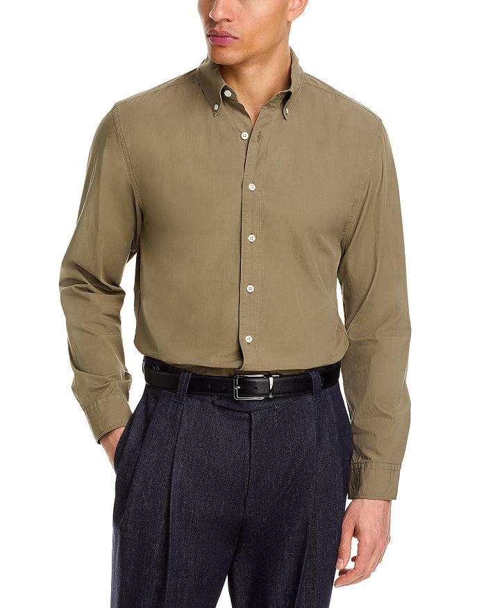 

Классическая хлопковая спортивная рубашка – эксклюзивная The Men's Store at Bloomingdale's, зеленый