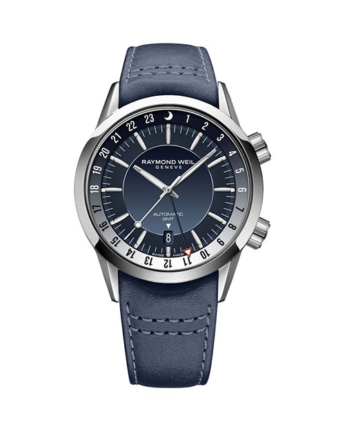 

Часы Фрилансер GMT, 40,5 мм Raymond Weil, цвет Blue