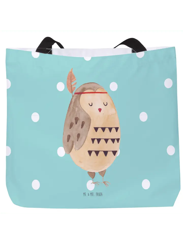 

Шоппер Mr. & Mrs. Panda, цвет türkis pastell