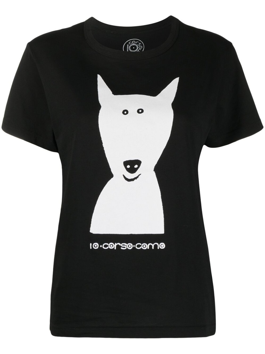 

Corso Como футболка с графичным принтом, черный