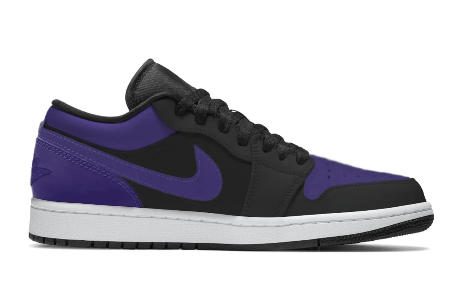 Jordan Air 1 Low top Vintage Basketball Shoes Unisex Purple — фото 3