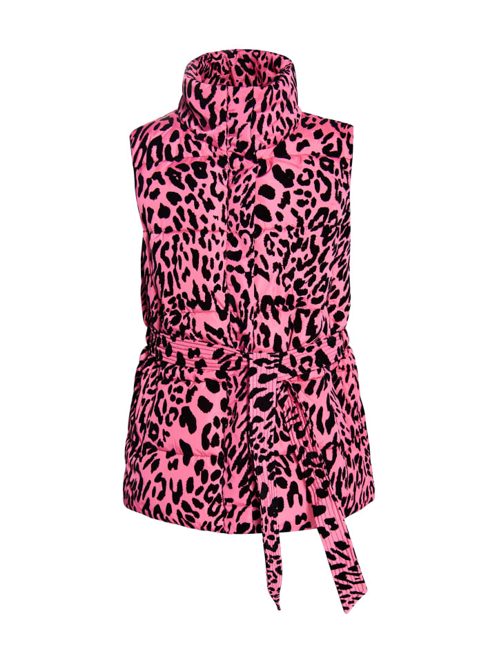 

Утепленный жилет faina, цвет pink leo, Черный, Утепленный жилет faina, цвет pink leo