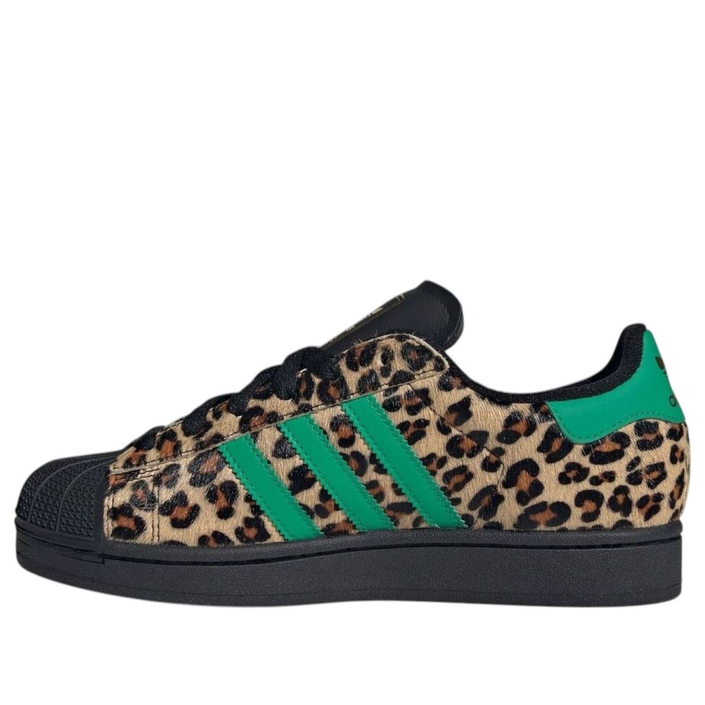 Кроссовки (WMNS) adidas Superstar II 'Black Green Leopard'