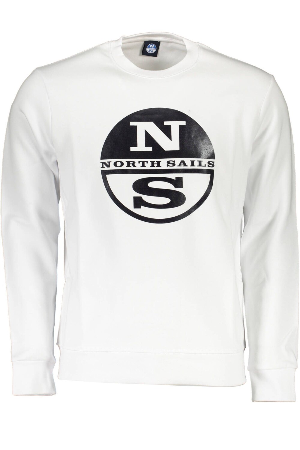 

Белый хлопковый мужской свитер North Sails