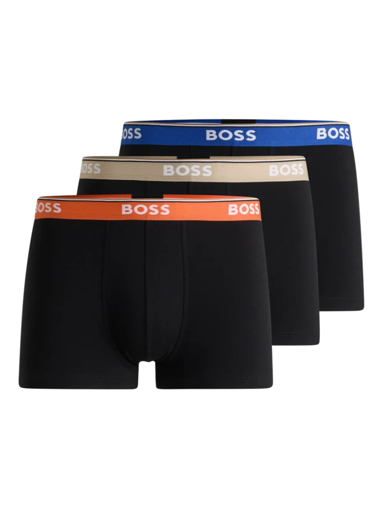 

Комплект из трех боксеров с логотипом BOSS, черный