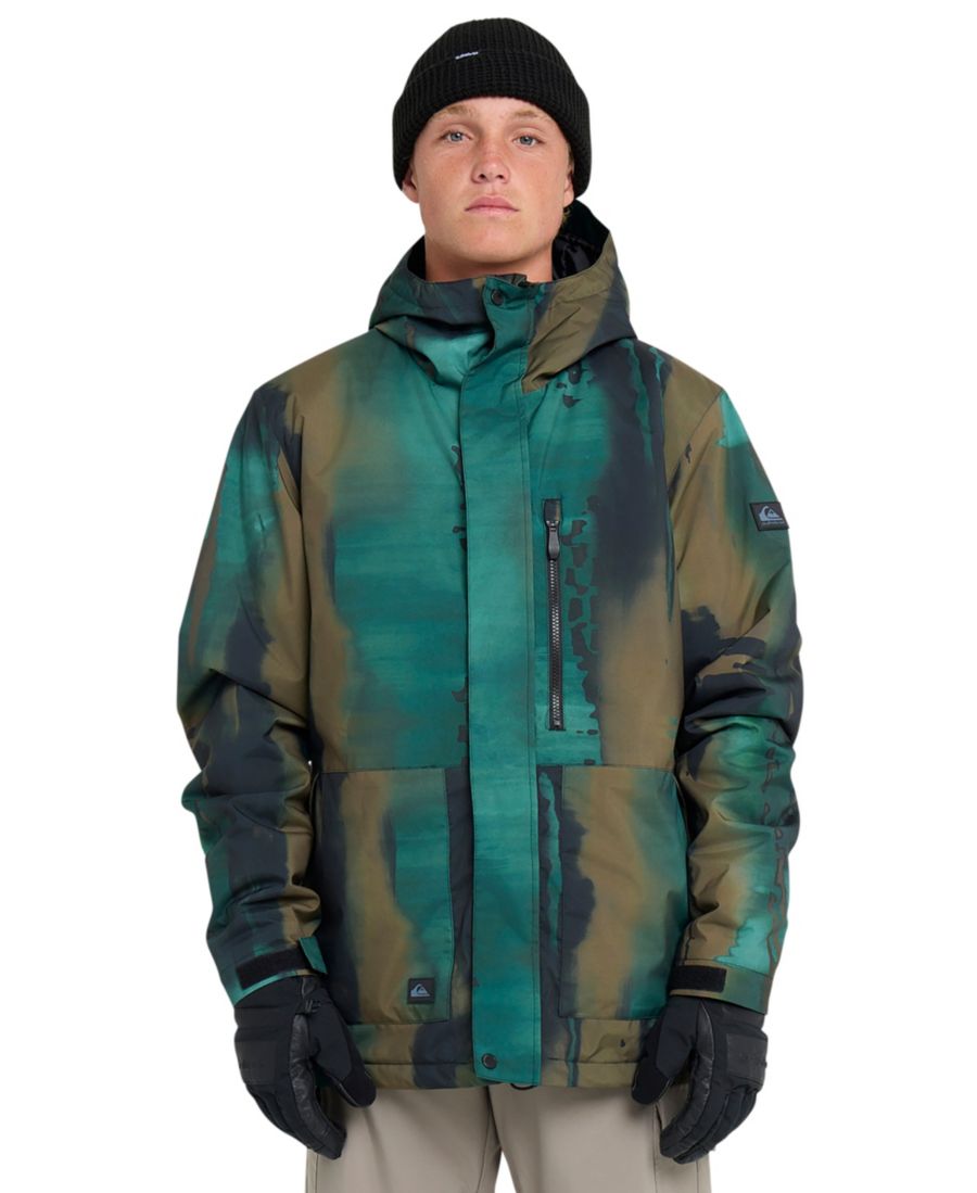 

Мужская куртка с длинными рукавами и принтом "Миссия" Quiksilver, DARK IVY