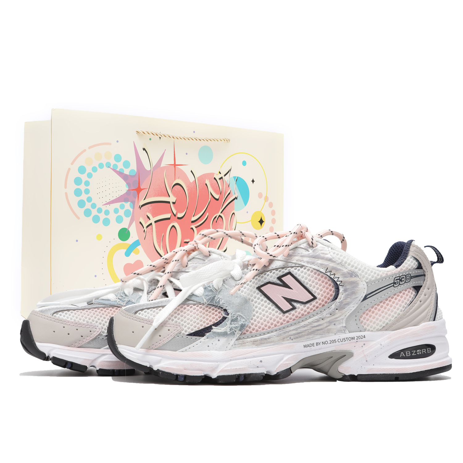

New Balance Кроссовки для бега низкие NB 530 Cushioning, Wear Resistant Unisex Dusty Pink