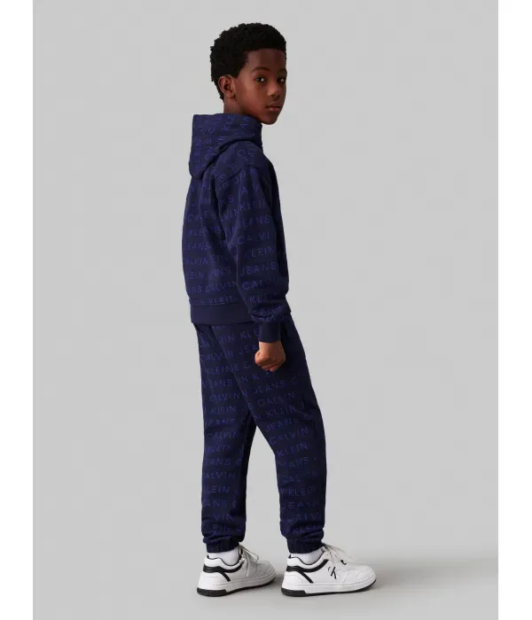 Толстовка loose fit Calvin Klein Jeans, темно-синий — фото 3