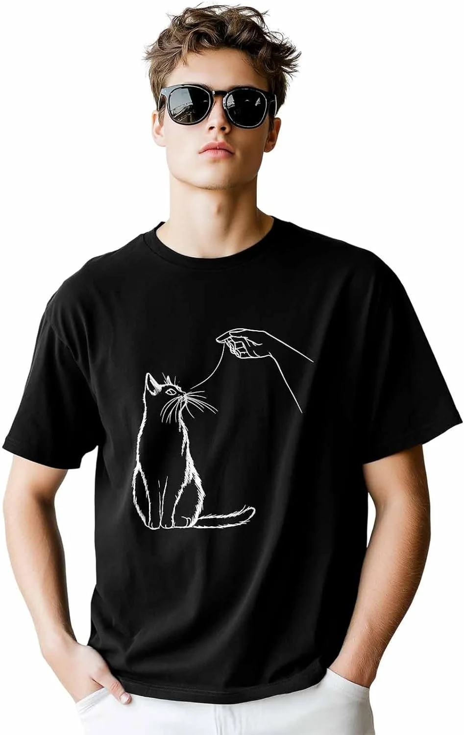 

Футболка мужская Cat Whiskers Sketch CosyBright