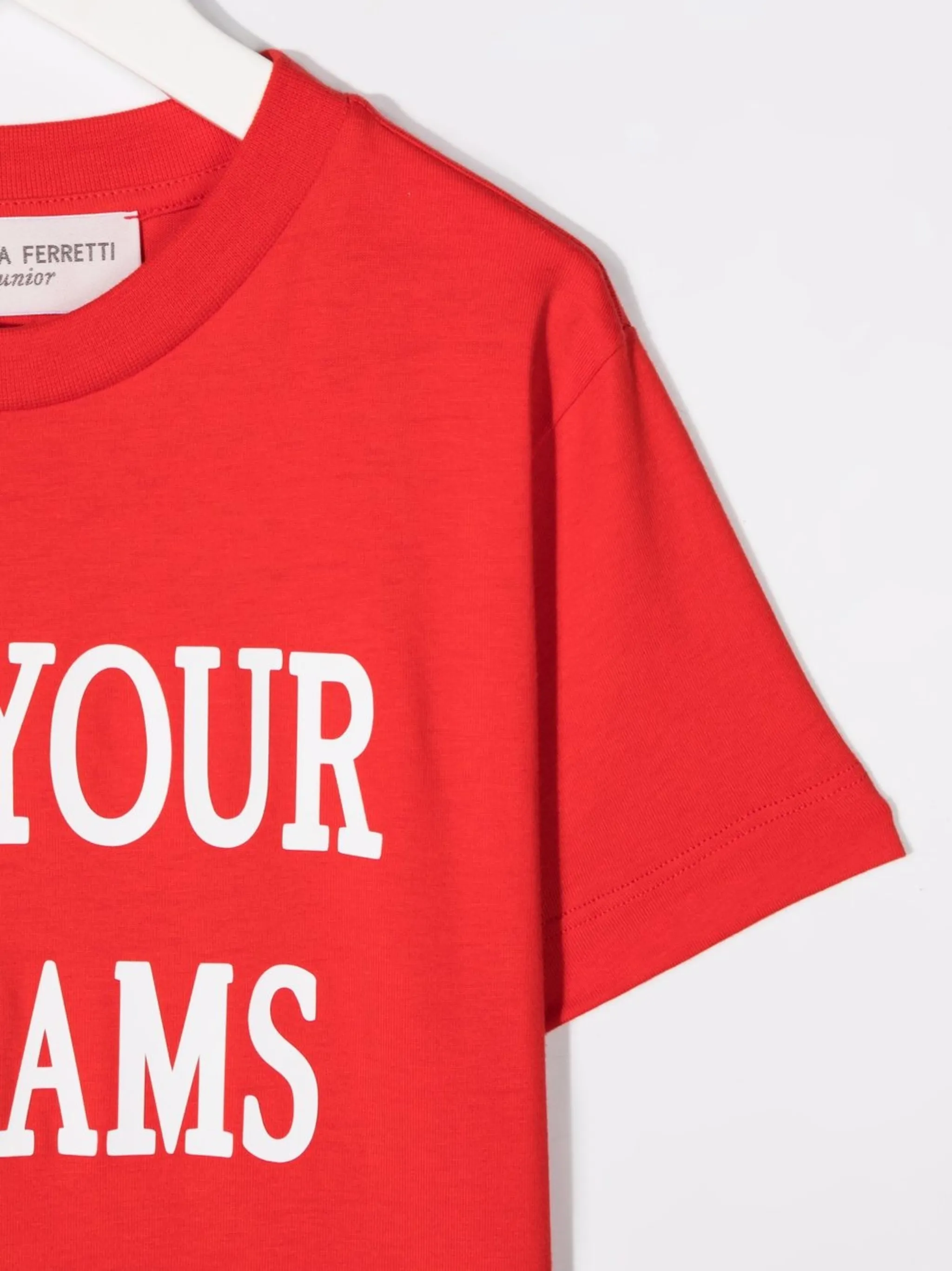 Футболка Get Your Dreams Alberta Ferretti Kids, красный — фото 3