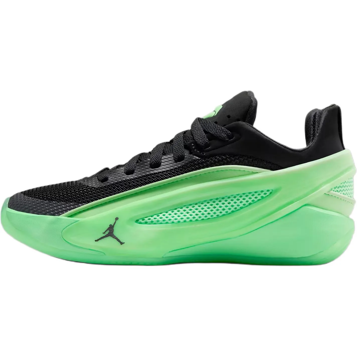 Jordan Детские баскетбольные кроссовки LUKA 5 Rebound And Breathable низкие черно-зеленые унисекс
