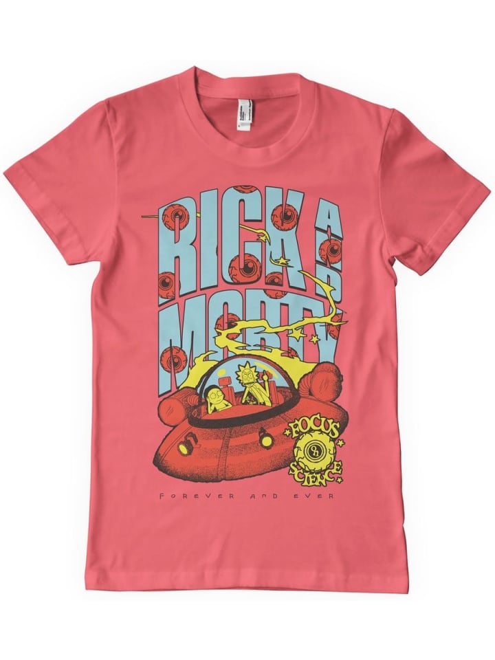 

Футболка Focus On Science T-Shirt Rick and Morty, красный