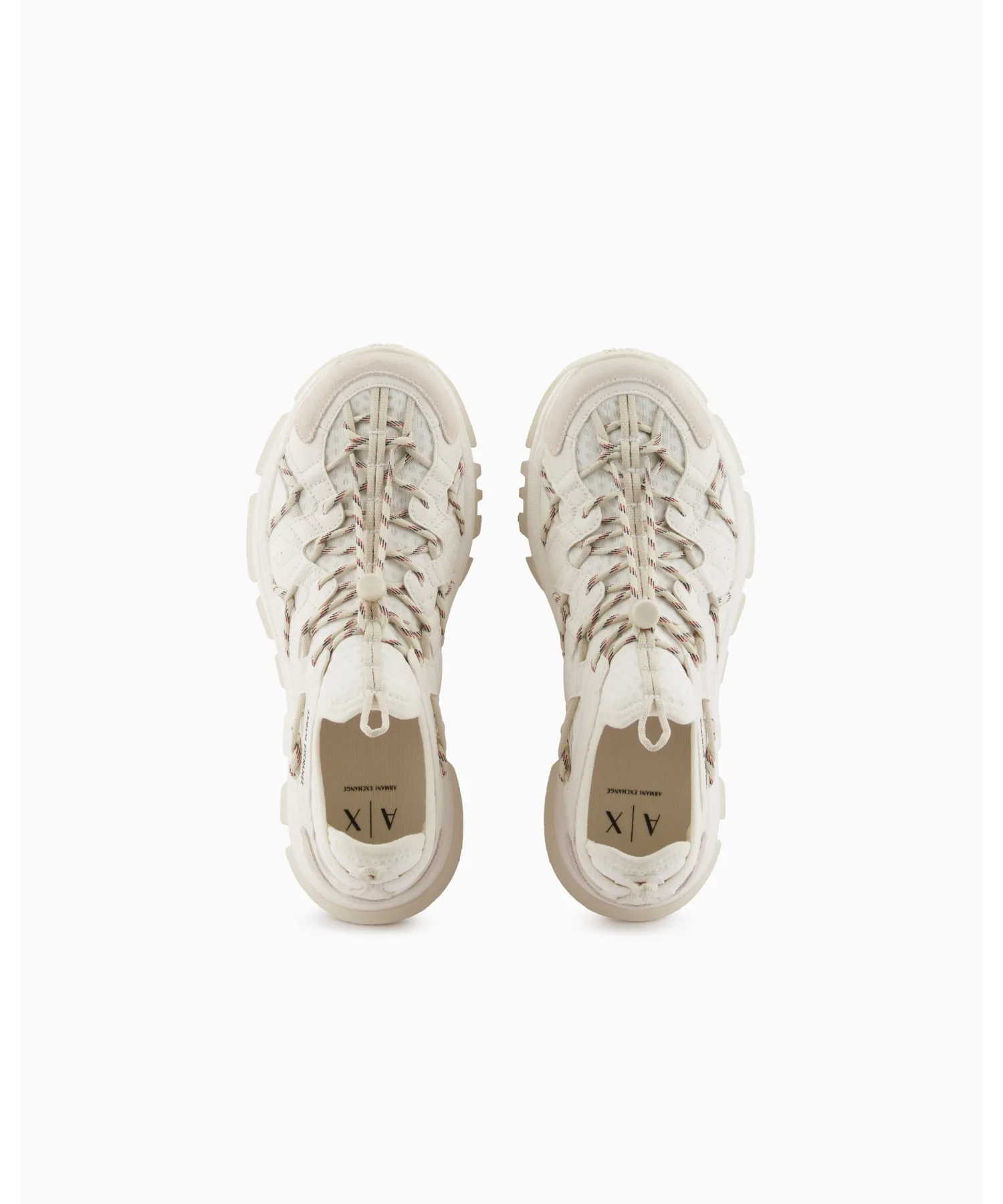 Мужские кроссовки-носки ARMANI EXCHANGE XM002196 белые — фото 3