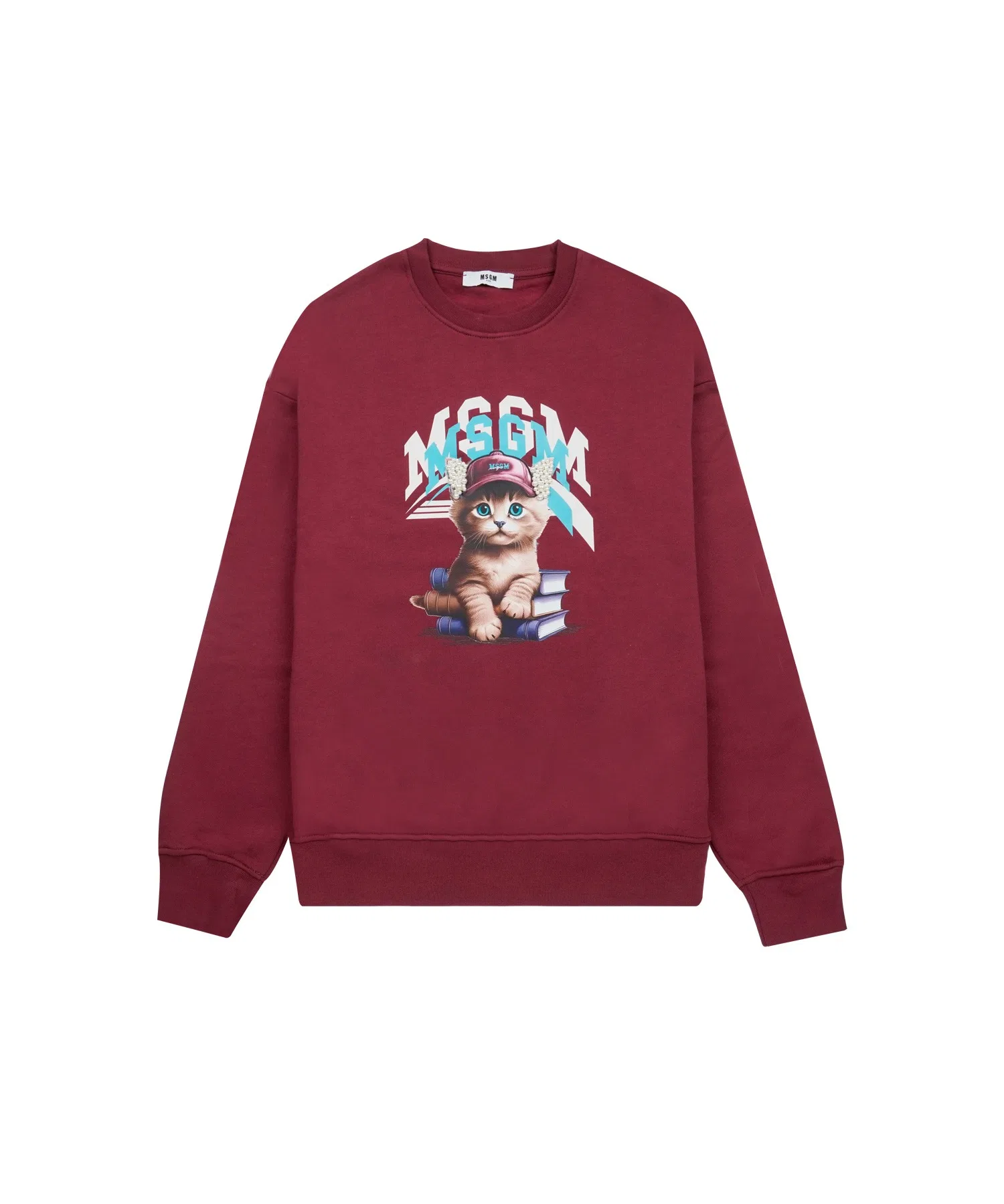 Детская толстовка MSGM с изображением кошки