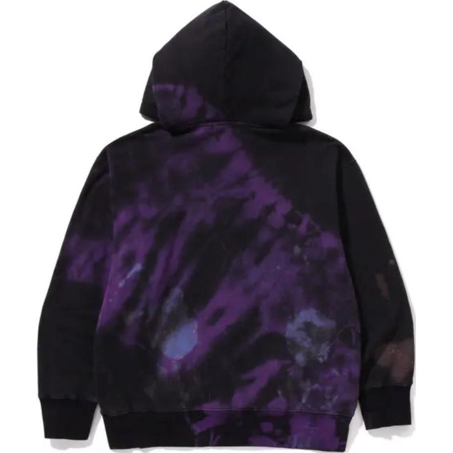 Толстовка Bape Tie Dye College расслабленного кроя A BATHING APE, фиолетовый — фото 4