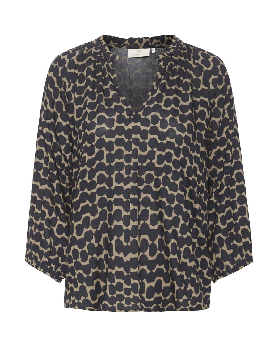 

Блузка с коротким рукавом Kaffe Blouse, ночной синий