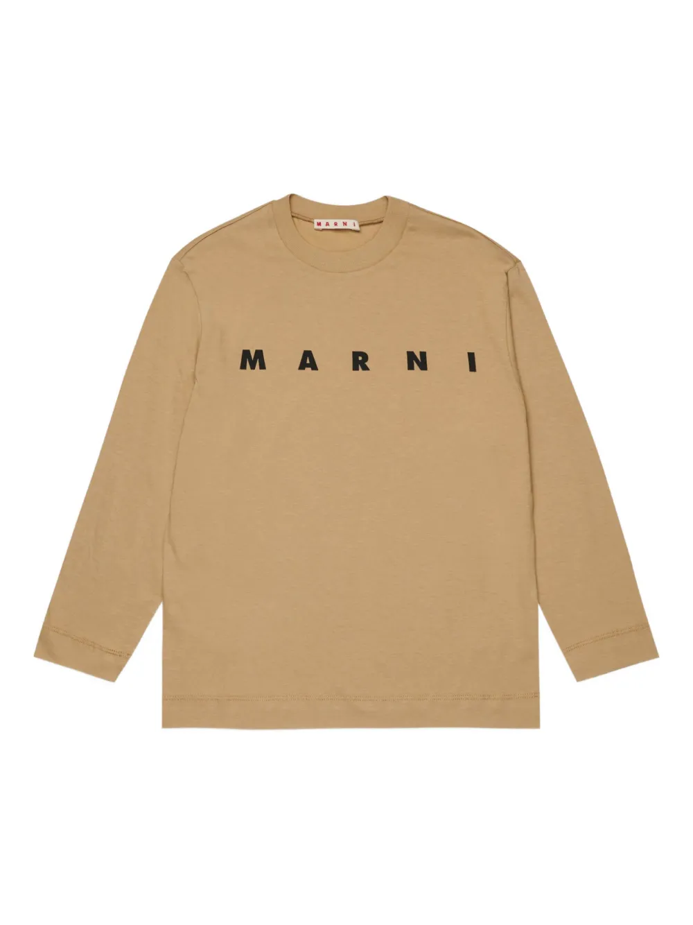 

Лонгслив с логотипом Marni Kids, нейтральный