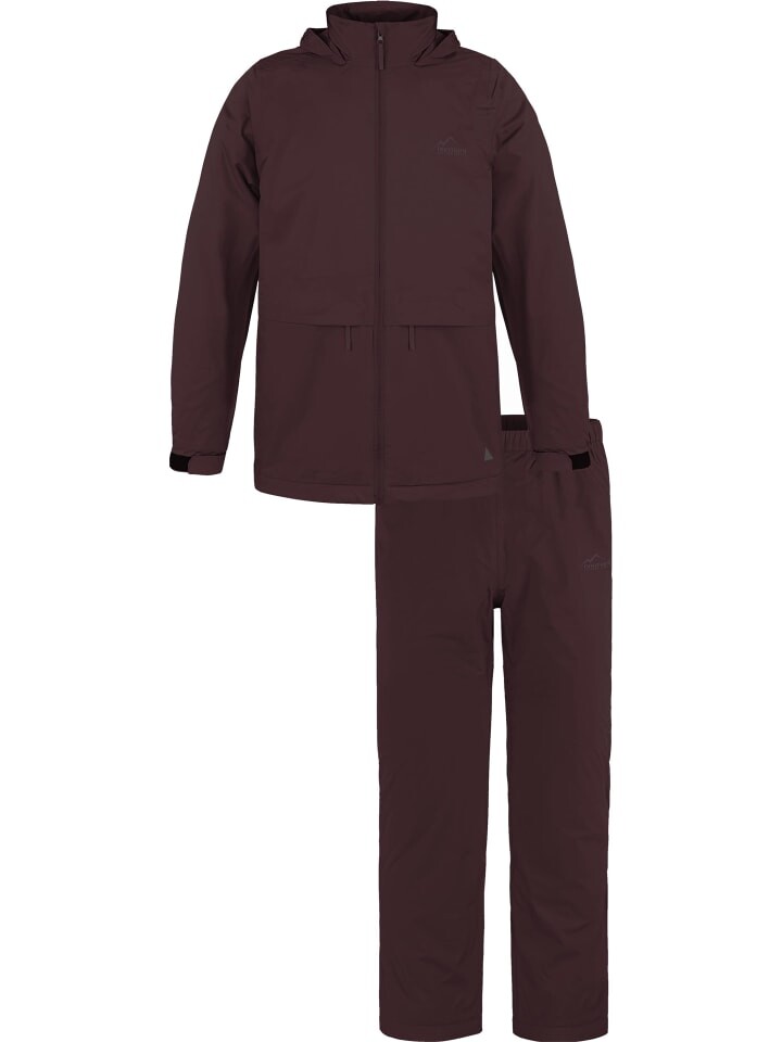 Дождевик Normani Outdoor Sports Kinder Regenanzug und Regenhose, бордо — фото 2