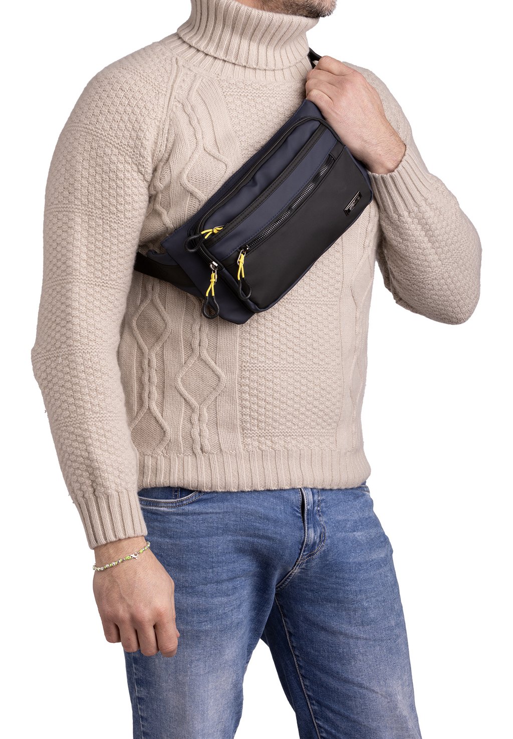 

Поясная сумка B.Cavalli, синий