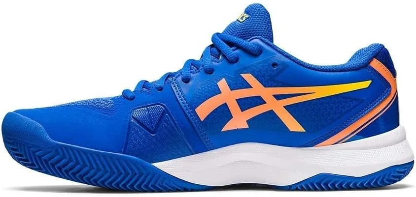 Кроссовки ASICS Challenger 13 для тенниса, предназначенные для скоростных видов спорта, для мужчин, белый/синий/стальной — фото 3