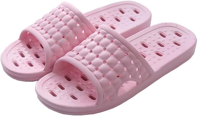 

Быстросохнущие шлепанцы для душа для женщин и мужчин, легкие, с открытым носком, противоскользящие, удобные для путешествий, дышащие шлепанцы для ванной, дома и улицы Vidsid, розовый