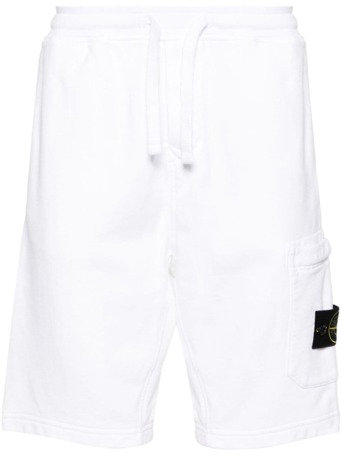 

Stone Island шорты карго с нашивкой Compass, белый