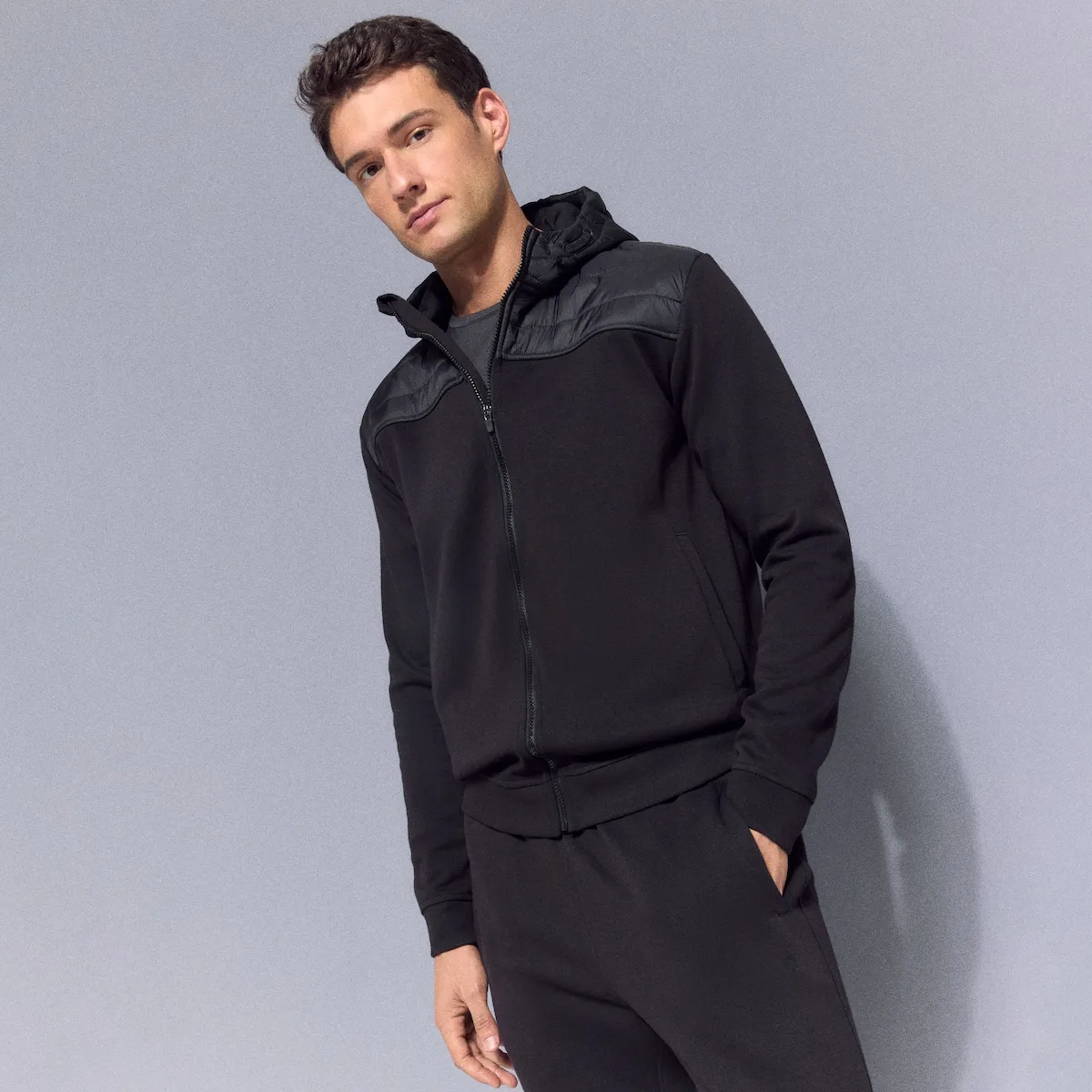 

Спортивный повседневный спортивный костюм для мужчин Boomerang, черный