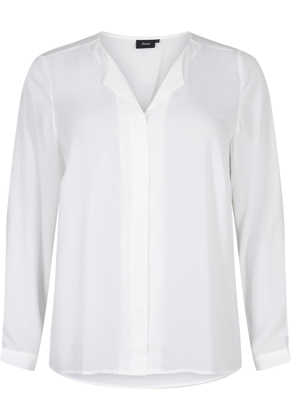 

Блуза SOLID WITH V-NECK Zizzi, белый
