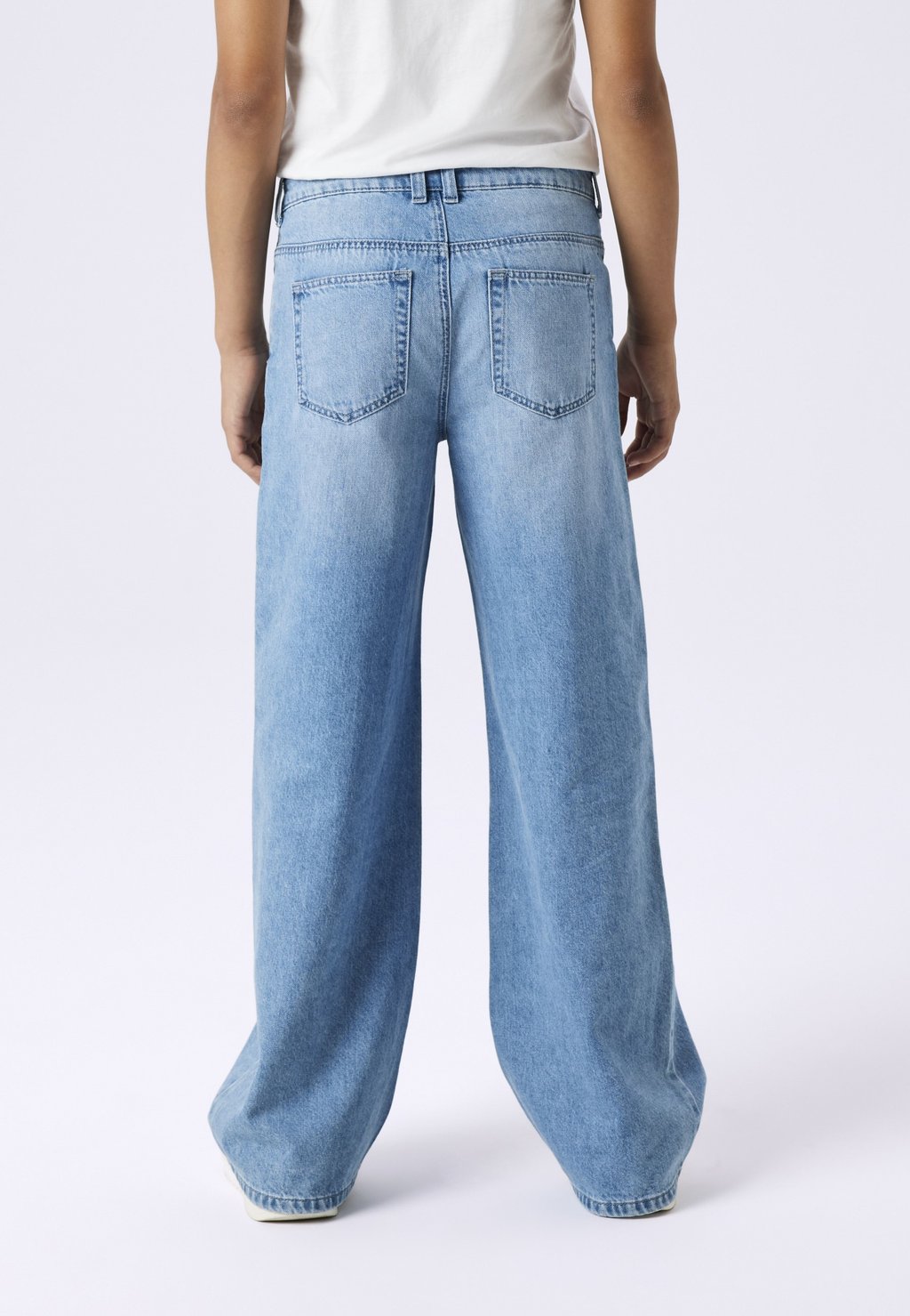 Джинсы свободного кроя WIDE TWO SOON, цвет Light Blue Denim — фото 2