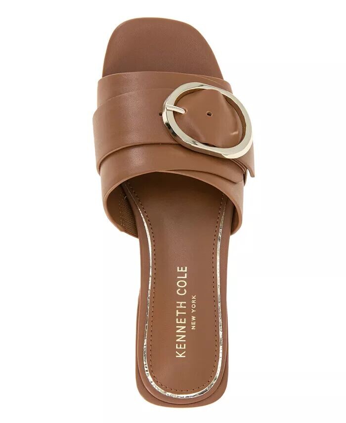 Женские босоножки Ingrid на блочном каблуке Kenneth Cole New York, бежевый — фото 4