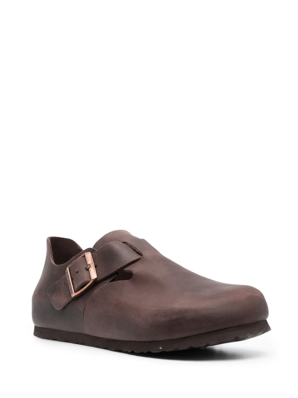 Лоферы London с закругленным носком BIRKENSTOCK, коричневый — фото 2
