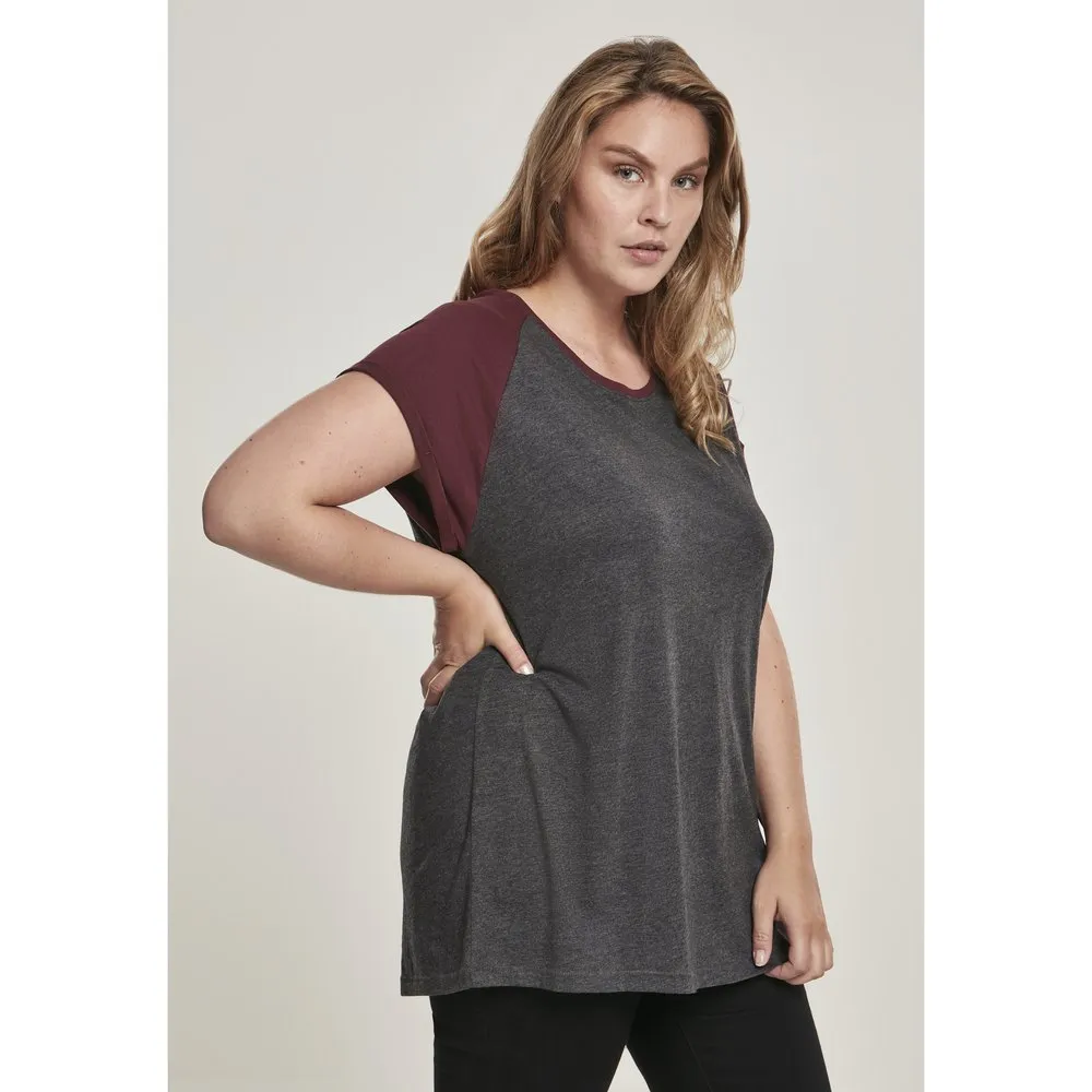 

Футболка с коротким рукавом Urban Classics S Raglan Contract, коричневый