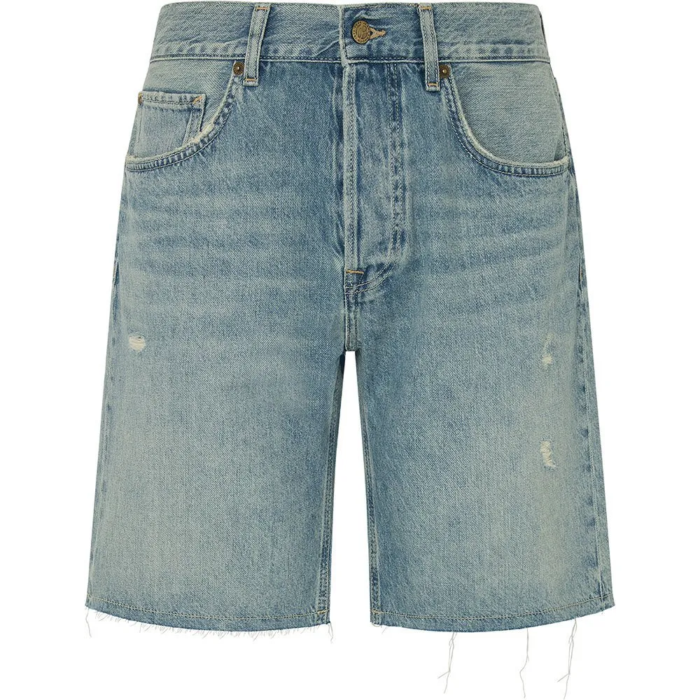 

Шорты Pepe Jeans Destroy denim, синий