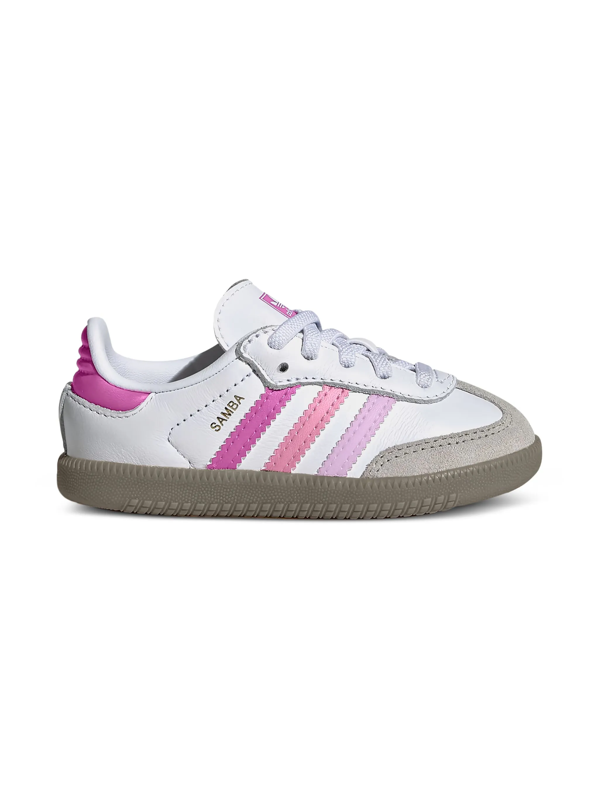 Кроссовки Samba OG 3-Stripes Adidas Kids, белый — фото 2