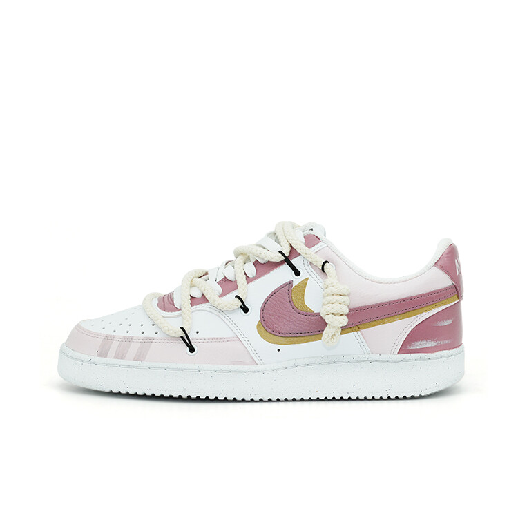 

Кроссовки Nike Court Vision 1 Skateboarding Shoes Women's Low-top Red, розовый