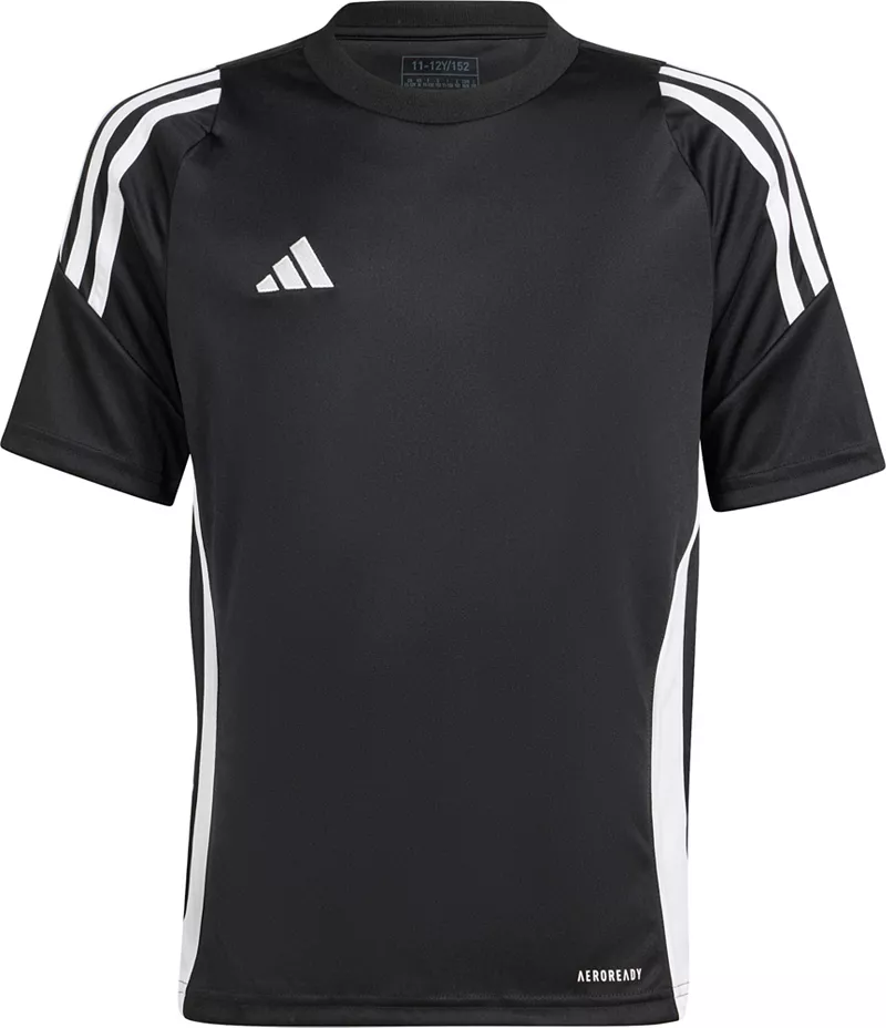 

Детская футбольная майка Adidas Tiro 24, черный/белый