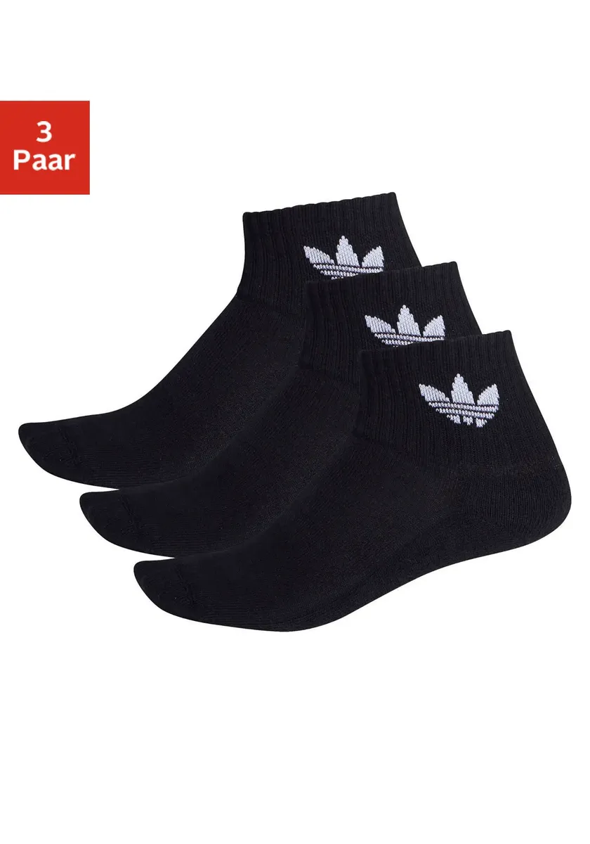

Спортивные носки Adidas Originals "MIDCUT CREW SOCKS, 3 ПАРЫ", черный