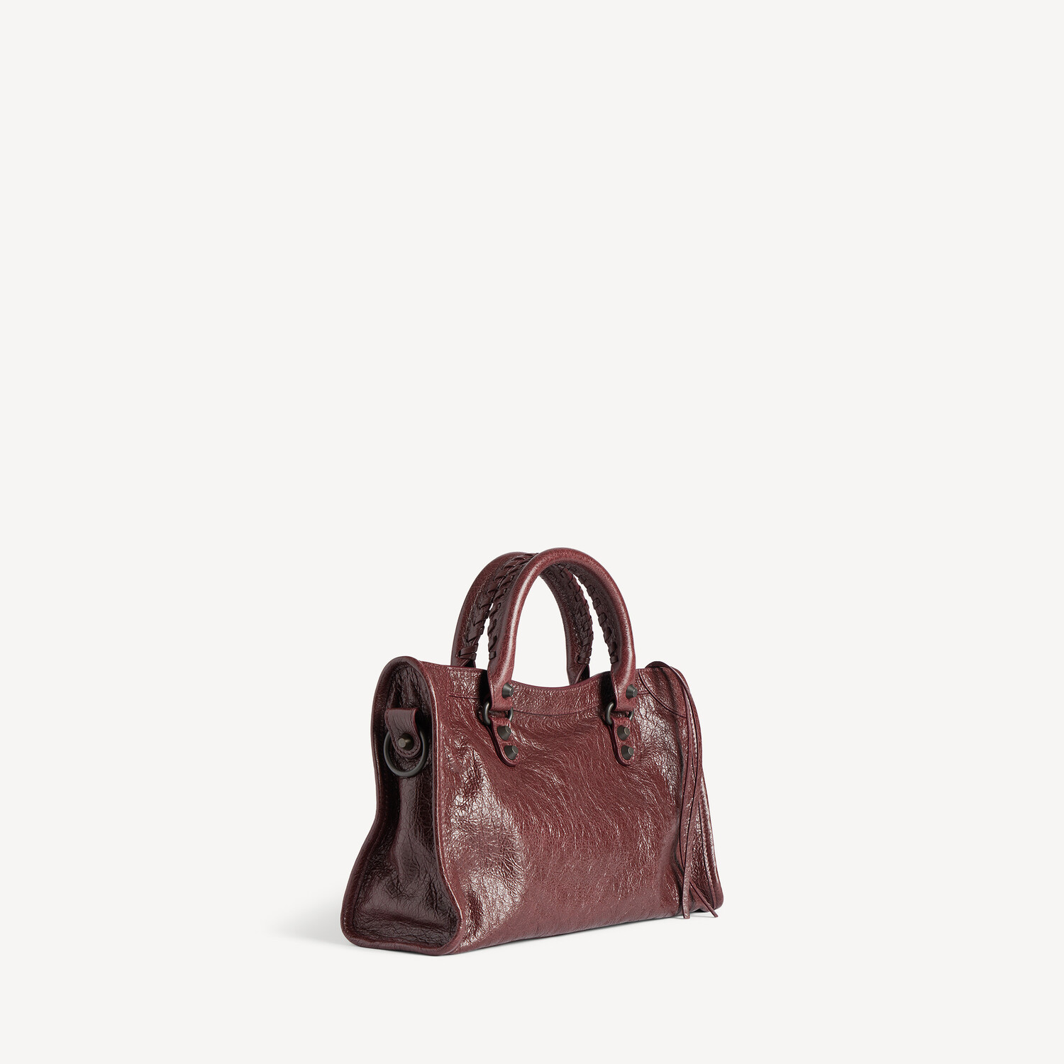 Женская сумка le city small в темно-бордовом цвете BALENCIAGA, темно-бордовый — фото 3