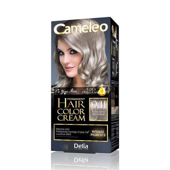 

Крем-краска для волос Cameleo, краска для волос 9.11 Frozen Blond Delia Cosmetics