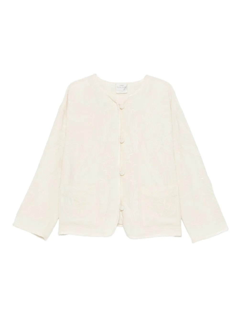 

Куртка с вышивкой Forte Forte, белый