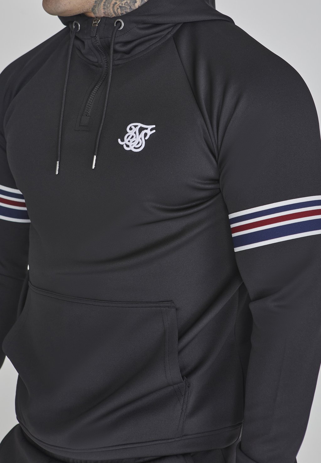 

Толстовка Quarter Zip SIKSILK, черный