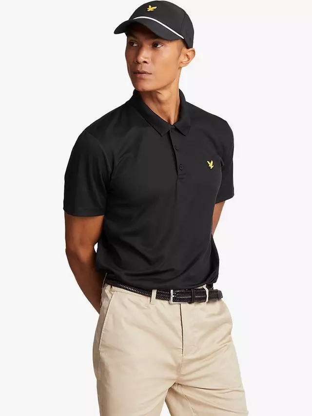 

Поло Lyle & Scott Golf Tech, цвет jet/black