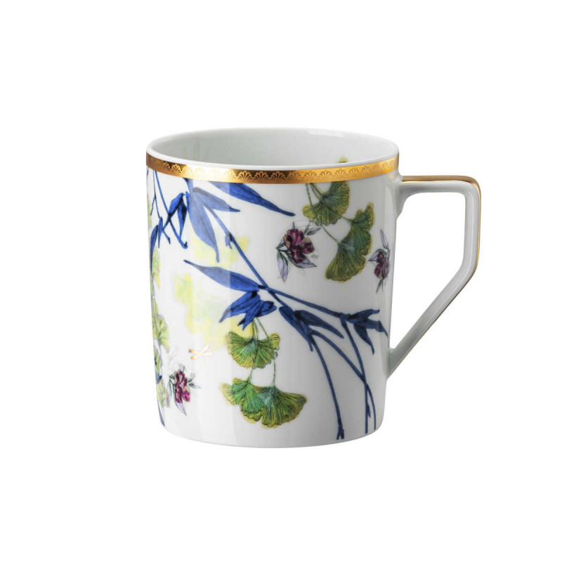 

Кружка Heritage Turandot белая с ручкой 0,36 л Rosenthal, красочный