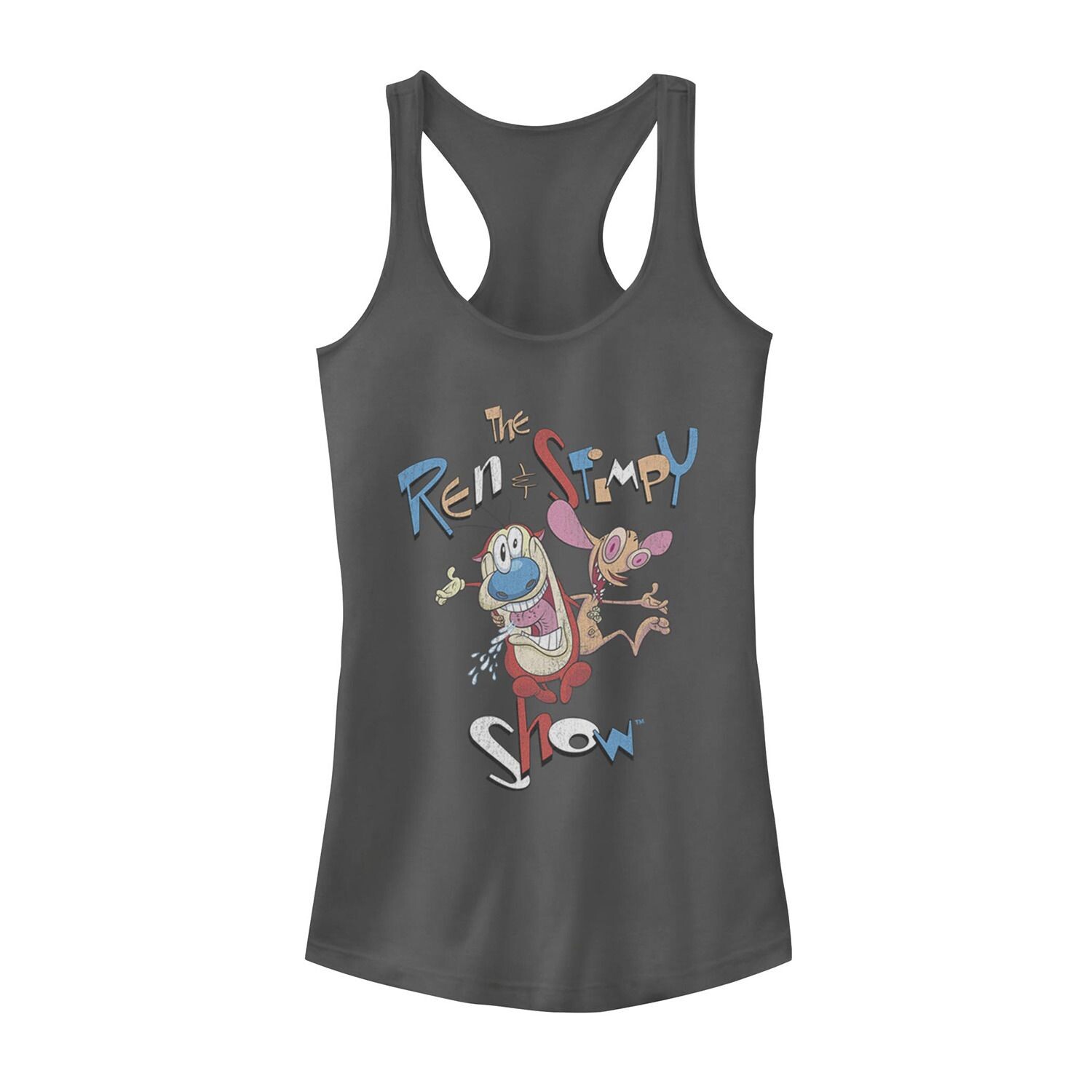 

Майка с винтажным логотипом Juniors Ren & Stimpy Show Licensed Character